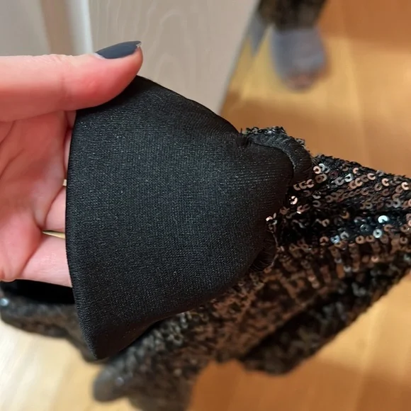 Gunmetal sequin dress.. excellent condition. Worn only once. - Picture 9 of 10